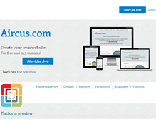 Tablet Screenshot of aircus.com